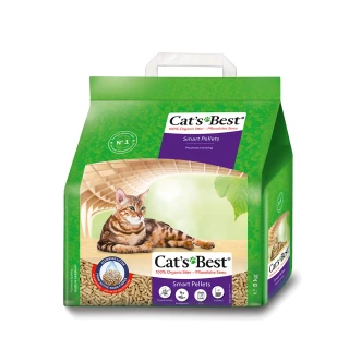 【CAT’S BEST 凱優】特級無塵凝結木屑砂（紫標凝結型）10L/5kg(貓砂/木屑砂/環保砂/杉木砂)