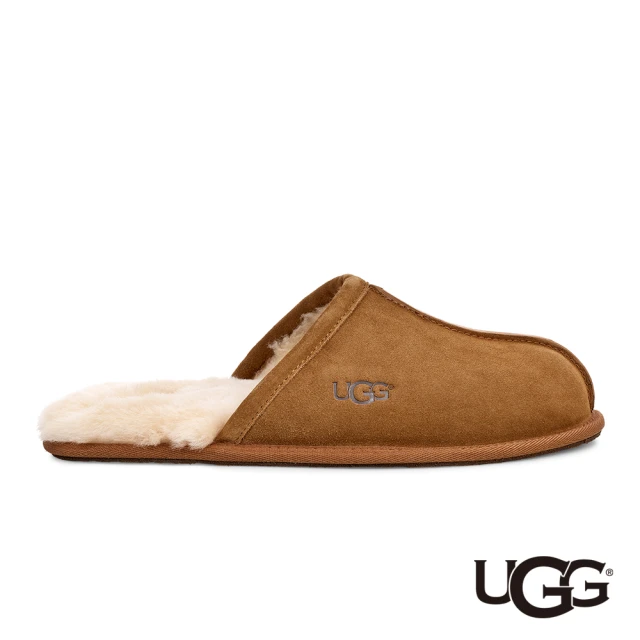 UGG 男鞋/穆勒鞋/毛毛拖/懶人鞋/Scuff(栗子棕-UG1101111CHE)