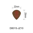 【Master8】D801S-JAZZ磨砂防滑-吉他匹克PICK - 日本製(超小尺寸)