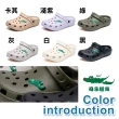 【母子鱷魚】-官方直營-絕對百搭兩穿式洞洞鞋-灰(男女款)
