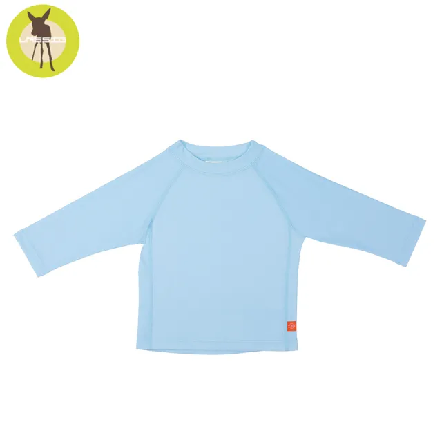 【德國Lassig】嬰幼兒抗UV長袖泳裝上衣-淡藍(12個月-36個月)
