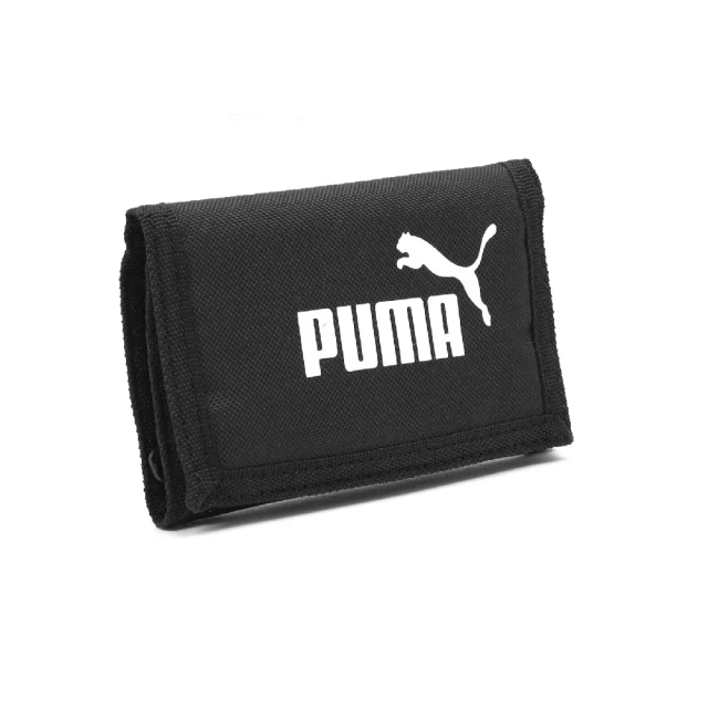 PUMA 錢包 Phase Wallet 黑 白 零錢袋 皮夾 皮包(079951-01)