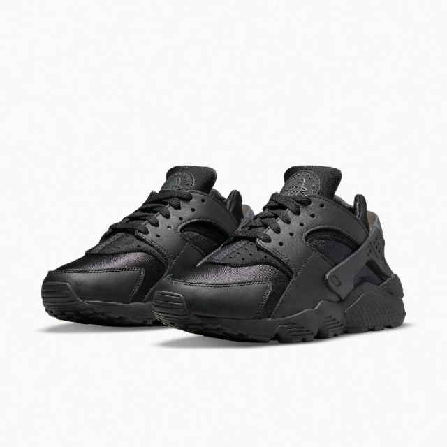 NIKE 耐吉NIKE 耐吉 武士鞋 Wmns Air Huarache 女鞋 黑 全黑 緩震 休閒鞋(DH4439-001)