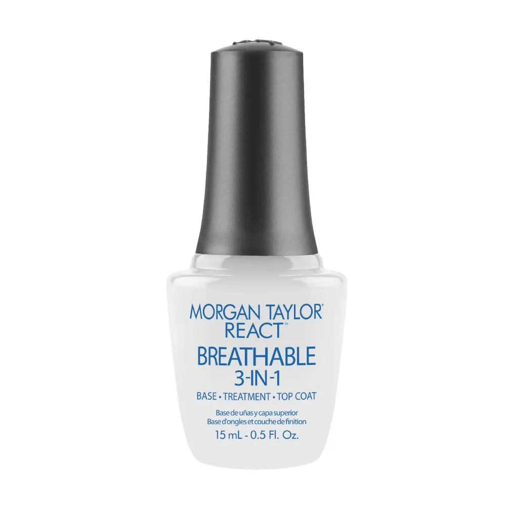 【MORGAN TAYLOR】REACT 全效3合1 15ml(底油/頂油/建甲油/BASE/TOP)