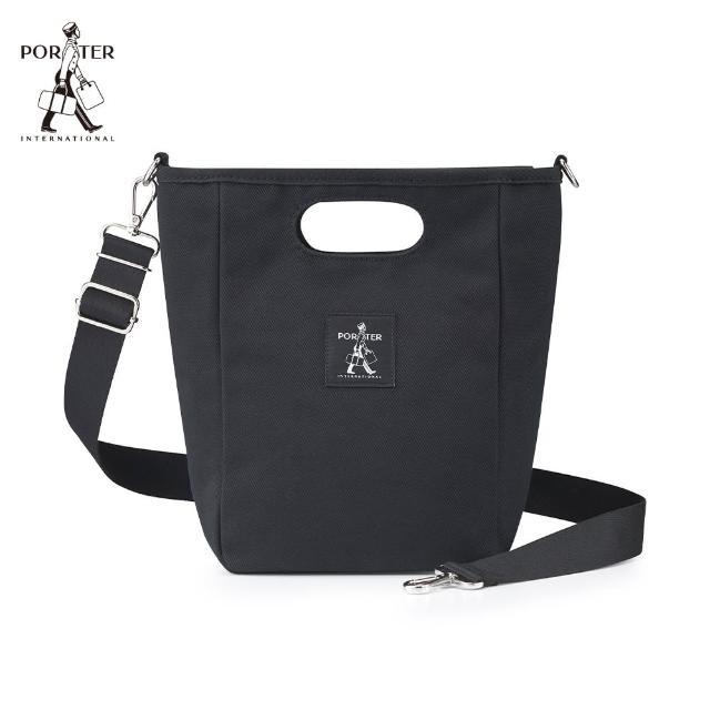 【PORTER INTERNATIONAL】玩味動心PUNCH手提包(黑)
