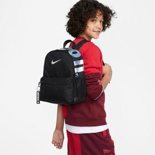 【NIKE 耐吉】後揹包 運動包 書包 旅行包 童包 Y NK BRSLA JDI MINI BKPK 黑 DR6091-017