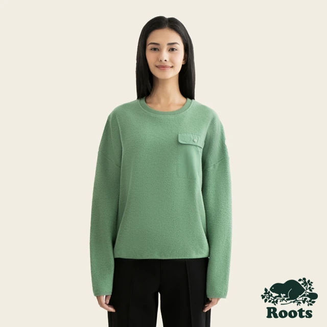 Arnold Palmer 雨傘 女裝-假兩件格紋拼接圓領大