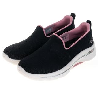 【SKECHERS】女鞋 健走系列 GO WALK ARCH FIT 寬楦 粉紅絲帶限定款(896263WBKPK)