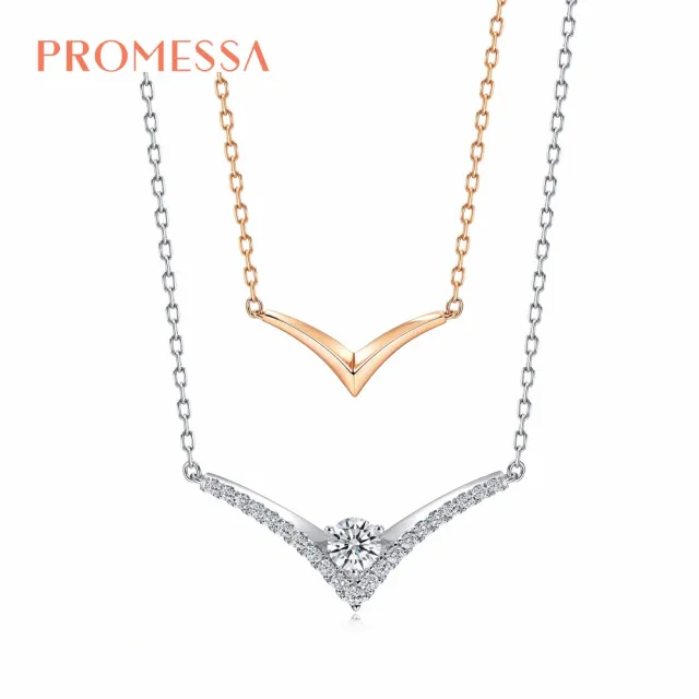 【PROMESSA】小皇冠系列 25分 18K金鑽石項鍊