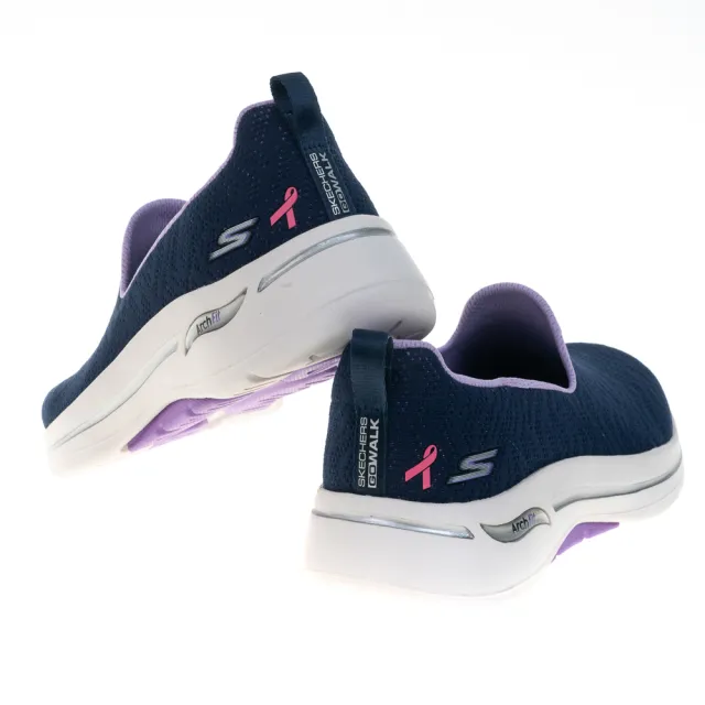 【SKECHERS】女鞋 健走系列 GO WALK ARCH FIT 寬楦 粉紅絲帶限定款(896263WNVLV)