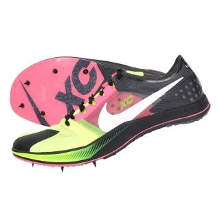 【NIKE 耐吉】ZOOMX DRAGONFLY XC-男田徑釘鞋-長距離 螢黃粉黑白(DX7992-700)