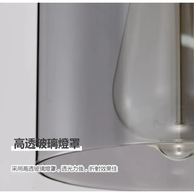 【優質美術燈具】輕奢工業風吸頂燈 玻璃吸頂燈 E27燈頭(可替換光源)