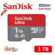 【SanDisk 晟碟】全新版 再升級 1TB Ultra microSDXC UHS-I A1  記憶卡(最高讀速 150MB/s 原廠10年保固)