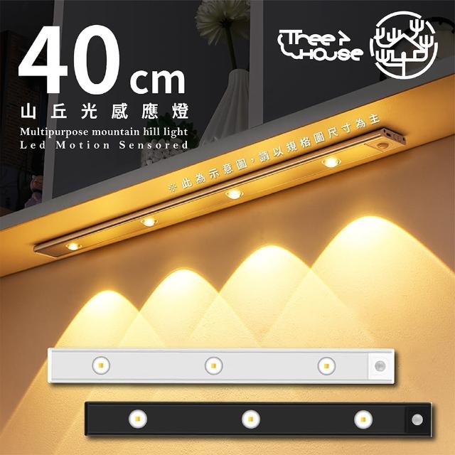 【Fili】40cm 磁吸充電款薄型山丘光感應燈(打光/氣氛燈/裝潢/模型燈/展品燈)