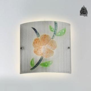 【必登堡】小洋橘浮雕玻璃壁燈 C00034(壁燈/床頭燈/過道燈/樓梯燈/租屋首選/童趣/兒童/卡通)