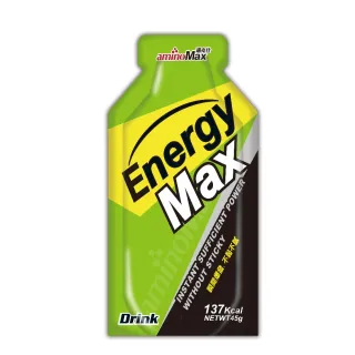 【aminoMax 邁克仕】EnergyMax戰立爆發型能量包energy gel-白葡萄風味 32ml*30包(能量包)