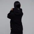 【National Geographic 國家地理】SOULION 手袖口袋連帽拉鍊運動外套 - 炭黑色(男女同款)