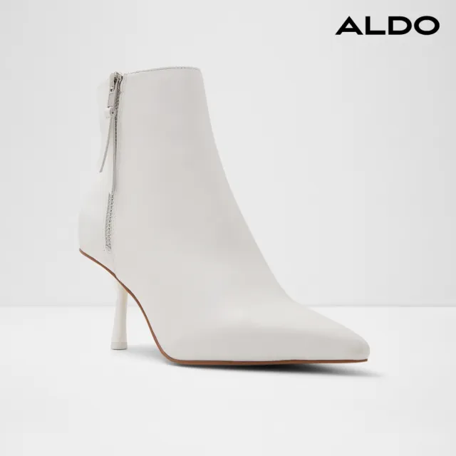 【ALDO】CIRON-性感尖頭瘦瘦靴-女靴(白色)