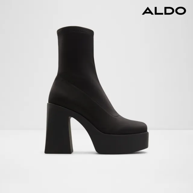 【ALDO】GRANDSTEP-彈力時尚女靴神氣質中筒靴-女靴(黑色)