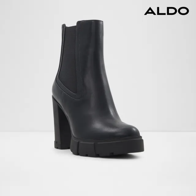 【ALDO】GRIARI-舒適高防水台中筒靴-女靴(黑色)