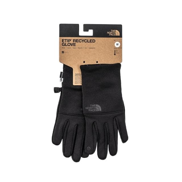 【The North Face】北臉 男款 可觸控 手套 ETIP RECYCLED GLOVE 黑 NF0A4SHAJK3