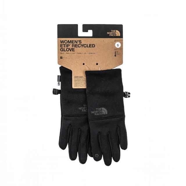 【The North Face】北臉 女款 可觸控 手套 W ETIP RECYCLED GLOVE 黑 NF0A4SHBJK3