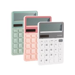 【Deli 得力】NU SIGN柔色計算機/ENS042-3色(12位元 辦公用品)
