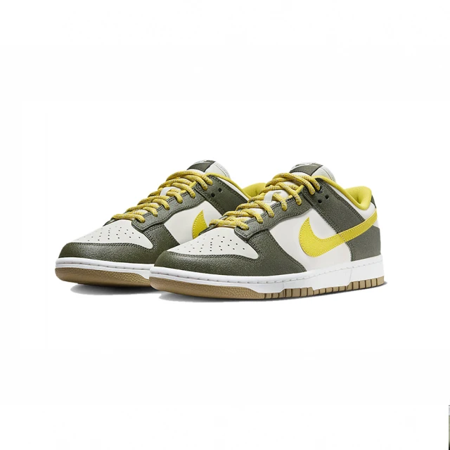 【NIKE 耐吉】Dunk Low Cargo Khaki Vivid Sulfur 黃綠 硫磺 男鞋(FV3629-371)