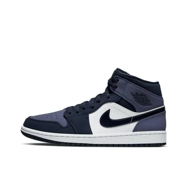 NIKE 耐吉】Air Jordan 1 Mid Sanded Purple 黑藍紫腳趾554724-445