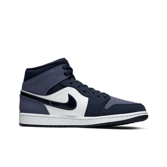 NIKE 耐吉】Air Jordan 1 Mid Sanded Purple 黑藍紫腳趾554724-445