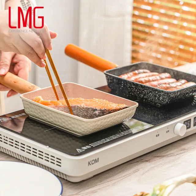 【LMG】日式雪藏玉子燒鍋(不沾鍋/適用各種爐具)