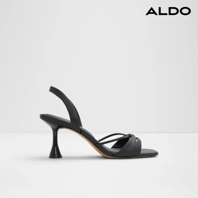 【ALDO】RUFINA-優雅氣質舒適涼跟鞋-女鞋(黑色)