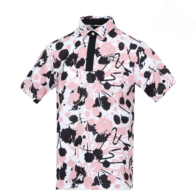 Munsingwear 企鵝牌 男款白色印花純棉舒適短袖T恤