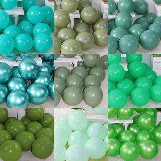 派對佈置森林系30顆單色氣球組1組(生日派對 恐龍 氣球佈置 兒童節 森林系 佈置)