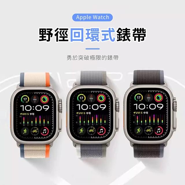 【OMG】Apple Watch Series9/Ultra2 野徑回環式錶帶(41/45/49mm)