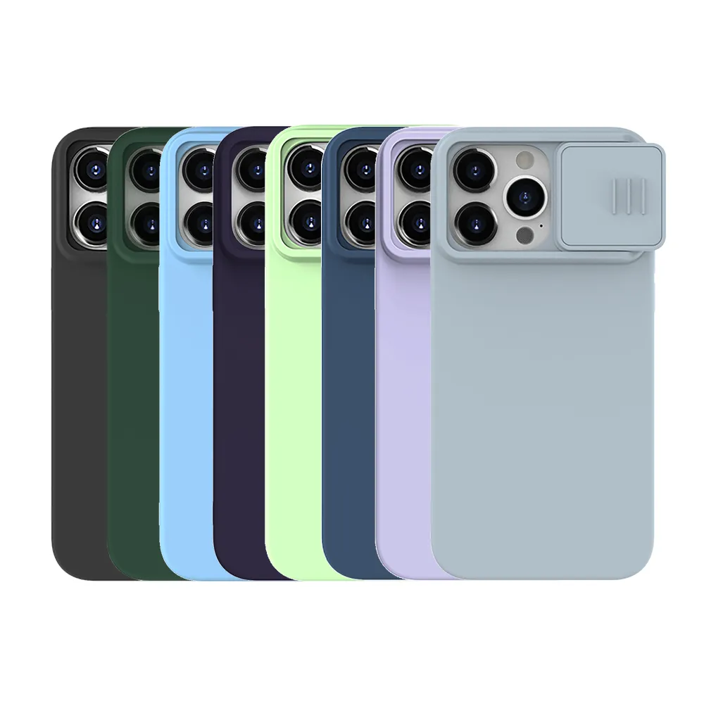【NILLKIN】Apple iPhone 15 Pro Max 6.7吋 潤鏡磁吸液態矽膠殼