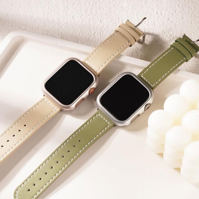 【W.wear】Apple Watch-皮革蘋果錶帶(Apple Watch-41mm/44mm/45mm/Ultra49錶帶)