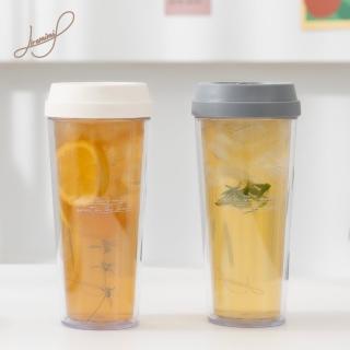 【Hiromimi】雙層隨行杯520ml(2色可選)