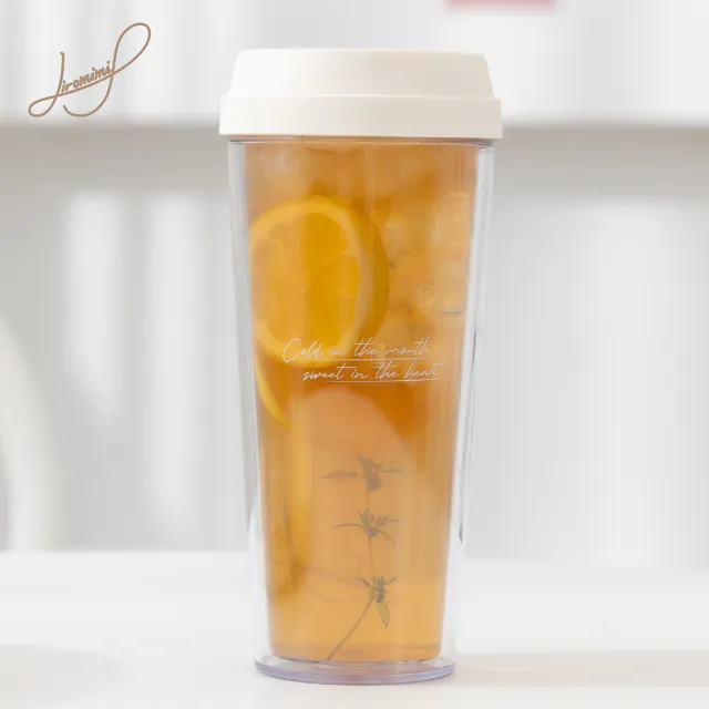 【Hiromimi】雙層隨行杯520ml(2色可選)