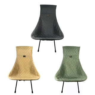 【OWL CAMP】高背椅 頭枕加大版套組 _含菱格鋪棉椅套(露營折疊椅/露營椅)