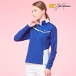 【Jack Nicklaus 金熊】GOLF女款彈性吸濕排汗POLO衫/高爾夫球衫(藍色)