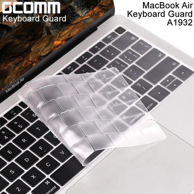 【GCOMM】Apple MacBook Air 13吋 A1932 鍵盤保護膜 透明(內附GCOMM ScreenCleanPRO抗靜電清潔布)