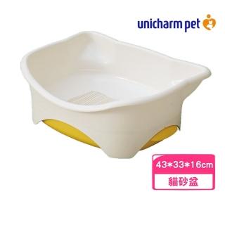 【Unicharm 消臭大師】一週間抗菌除臭雙層仔幼貓砂盆