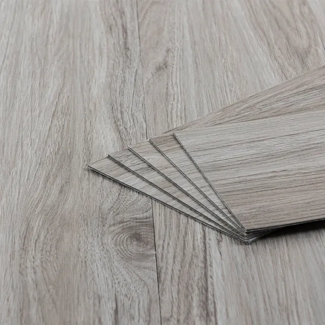 【樂嫚妮】台灣製 DIY自黏式仿木紋 木地板 質感木紋地板貼 PVC塑膠地板 防滑耐磨 自由裁切 120片/5坪