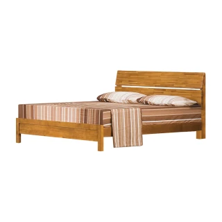 【A FACTORY 傢俱工場】風尚 香檜5分實木床板可調式實木床架 雙人5尺
