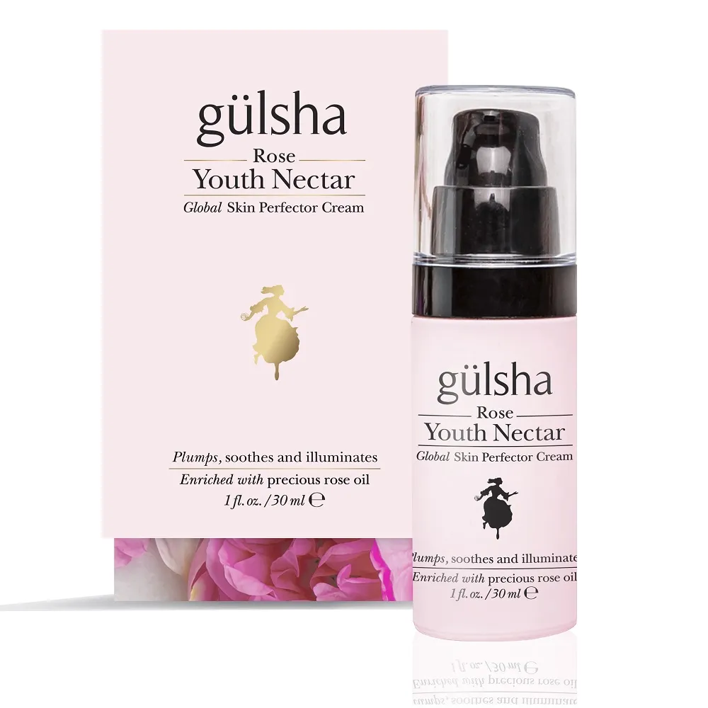 即期品【gulsha 古爾莎】古爾莎完美青春玫瑰花蜜精華乳 30ml(保濕抗皺修護乳液乳霜 添加玫瑰精油及玻尿酸)