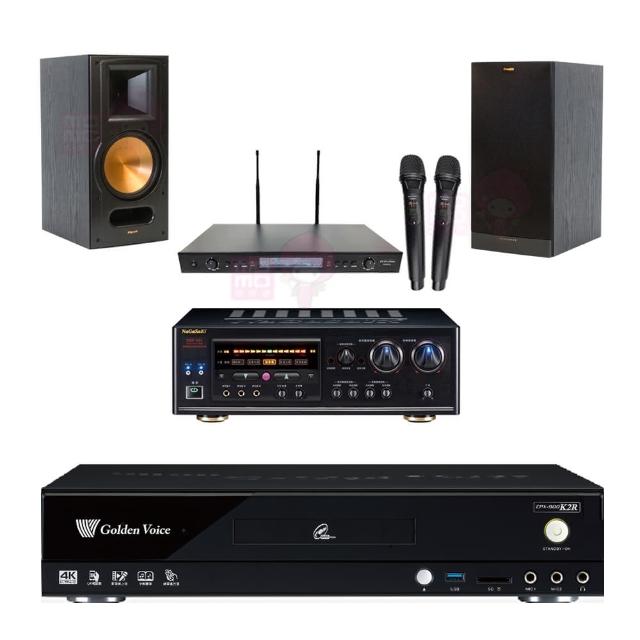 【金嗓】CPX-900 K2R+DSP-A1II+SR-889PRO+RB-81II 黑色(4TB點歌機+擴大機+無線麥克風+喇叭)