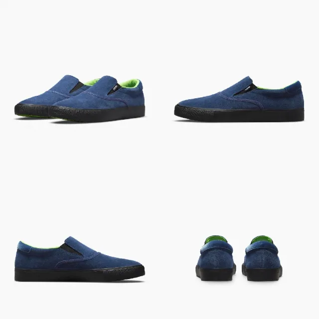 NIKE 耐吉】x Leo Baker 滑板鞋SB Zoom Verona Slip Leo 男鞋藍麂皮