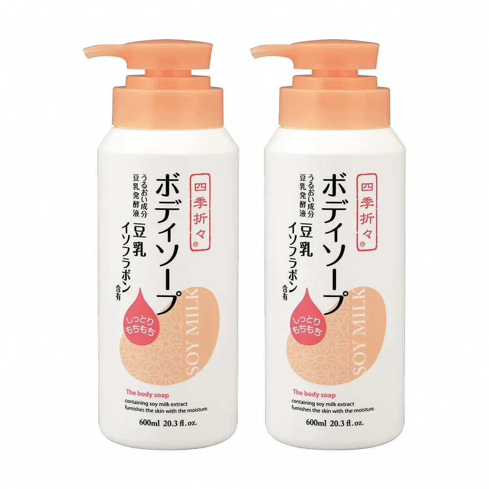 【台隆手創館】日本熊野油脂 豆乳沐浴乳(600mL x 兩入)