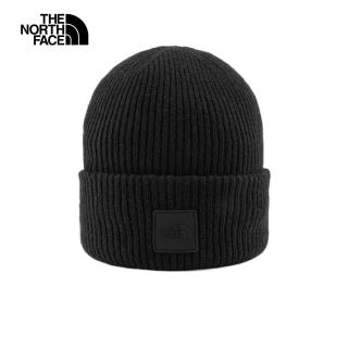 【The North Face 官方旗艦】北面男女款黑色舒適保暖休閒毛帽｜7WJGJK3